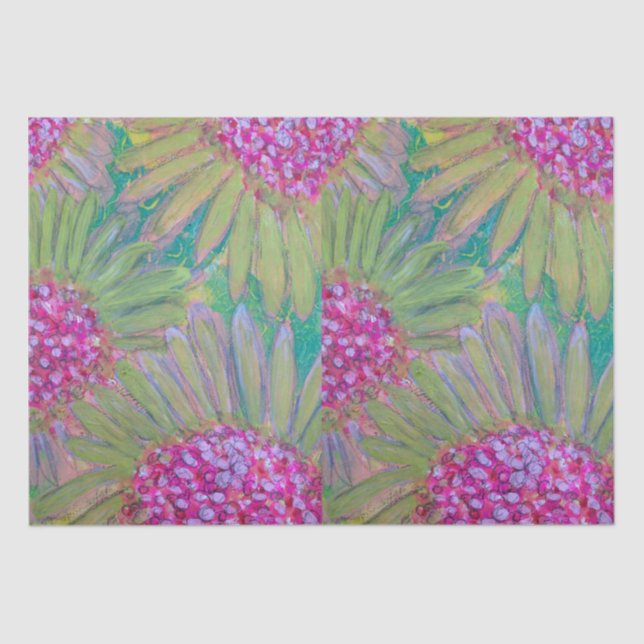 Big Pink-Blume Seidenpapier (Vorderseite)