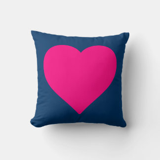 Big Pink Heart Kissen