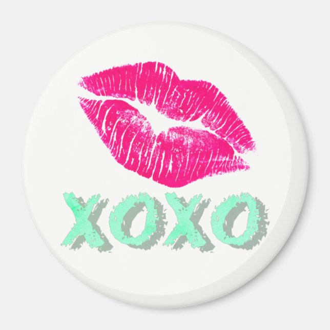 Big Pink Kiss Magnet (Vorne)