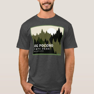 Big Pocono Staat Park Pennsylvania Wald Sunrise T-Shirt