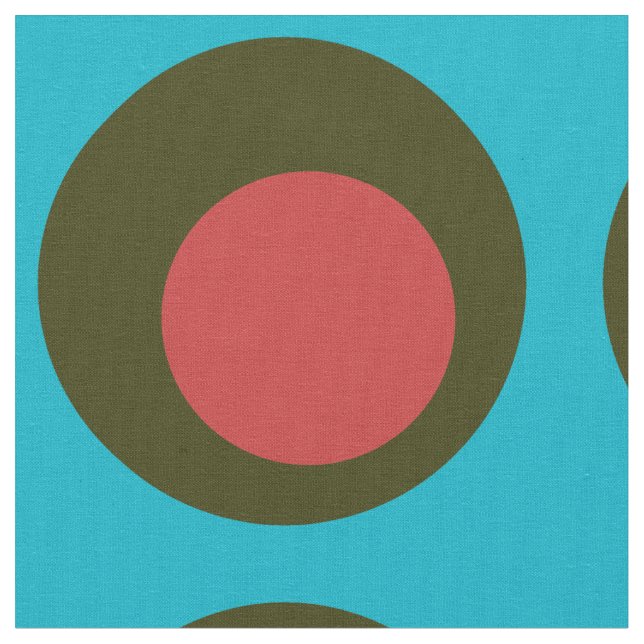 Big Polka Dot Pattern Stoff (Nahaufnahme)