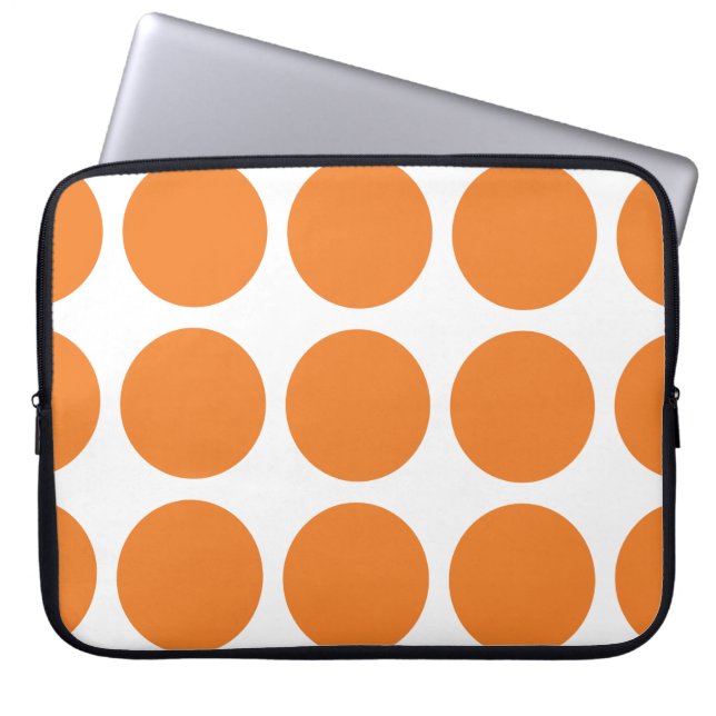 Big Polka Dots Electronics Sleeve (Vorderseite)