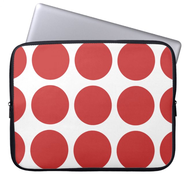 Big Polka Dots Electronics Sleeve (Vorderseite)