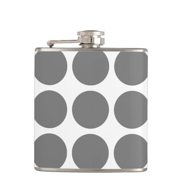 Big Polka Dots Flask Flachmann (Vorderseite)
