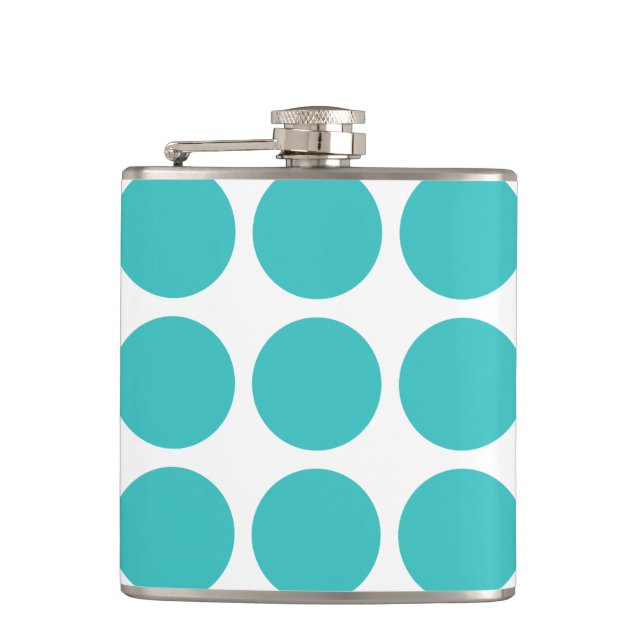 Big Polka Dots Flask Flachmann (Vorderseite)