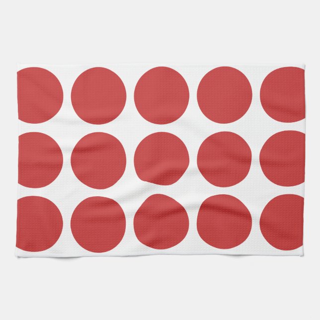 Big Polka Dots Handtuch (Horizontal)