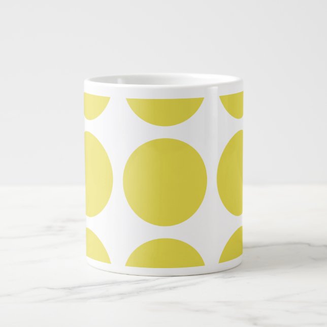 Big Polka Dots Jumbo Tasse (Vorderseite)