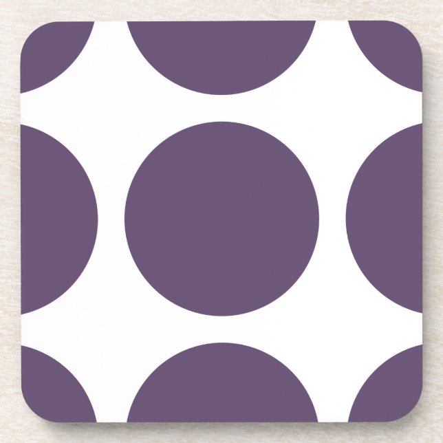 Big Polka Dots Untersetzer (Vorderseite)