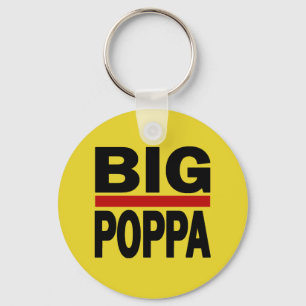 Big Poppa Hip Hop Vater Vathers Day Geschenk Schlüsselanhänger
