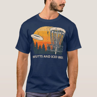 Big Putts und Icced Beer Disk Golf Drink Golfer T-Shirt