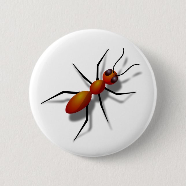 Big Red Ant Button (Vorderseite)