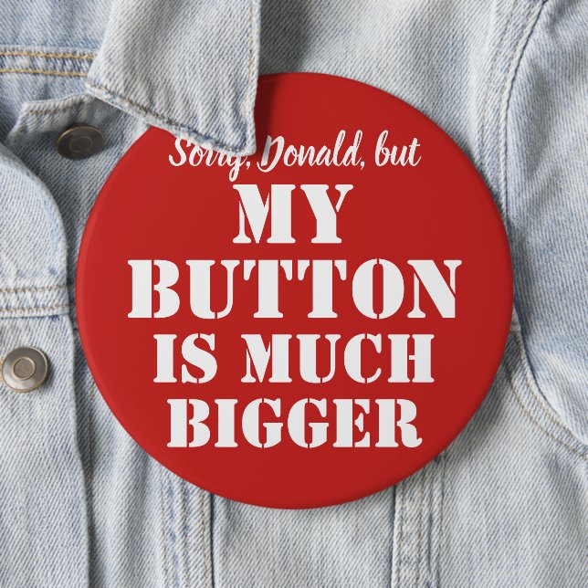 Big Red Button sarcasm - anpassbar (Beispiel)