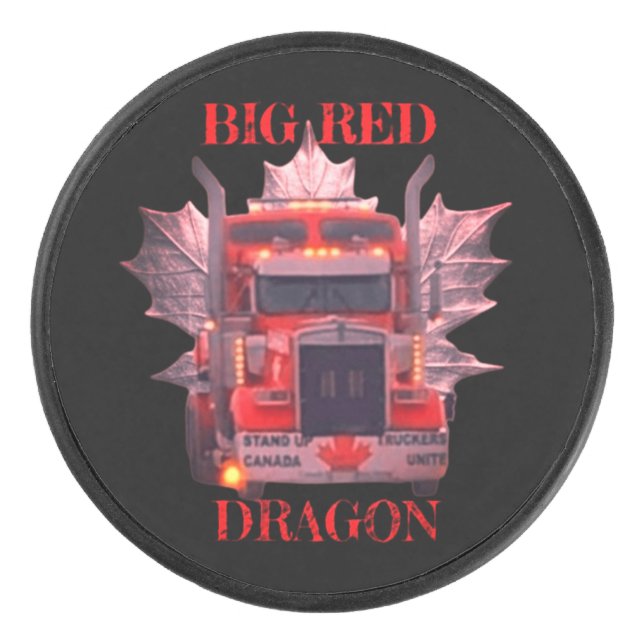 BIG RED DRAGON EISHOCKEY PUCK (Vorderseite)