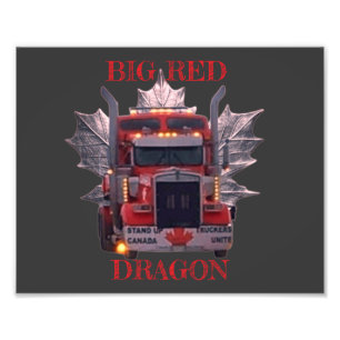 BIG RED DRAGON FOTODRUCK