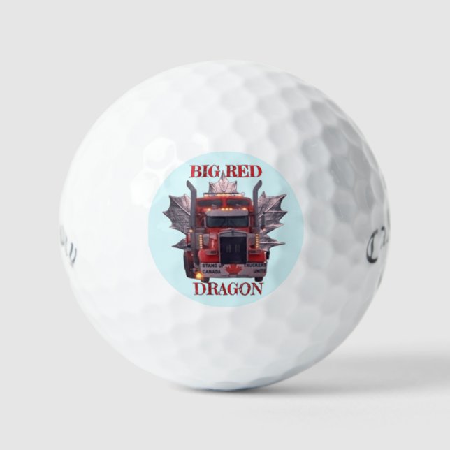 BIG RED DRAGON GOLFBALL (Vorderseite)