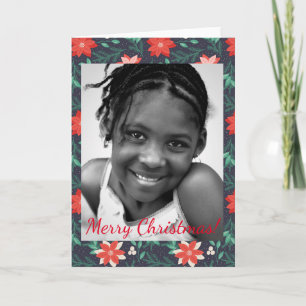 Big Red et White Christmas Poinsettias Photo