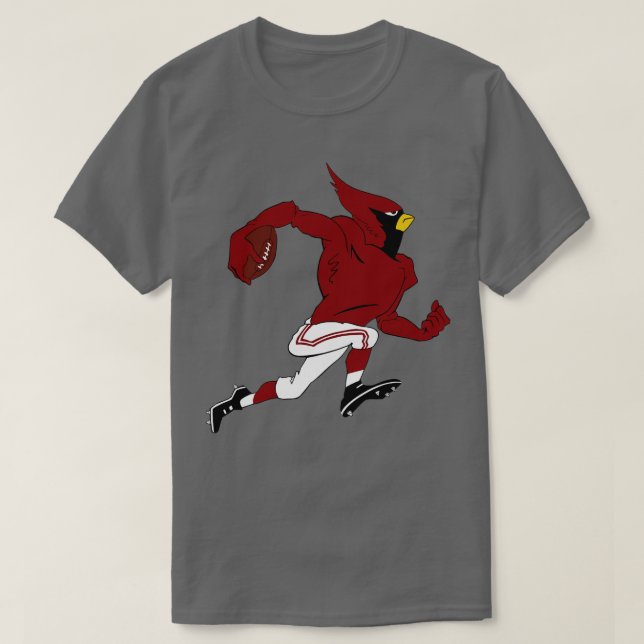 Big Red Grid Bird T-Shirt (Design vorne)