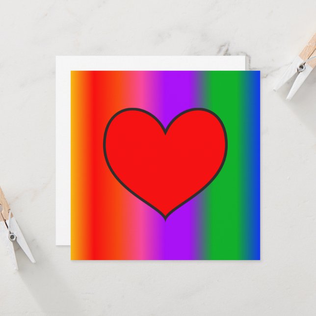 Big Red Heart (Vorderseite/Rückseite Beispiel)