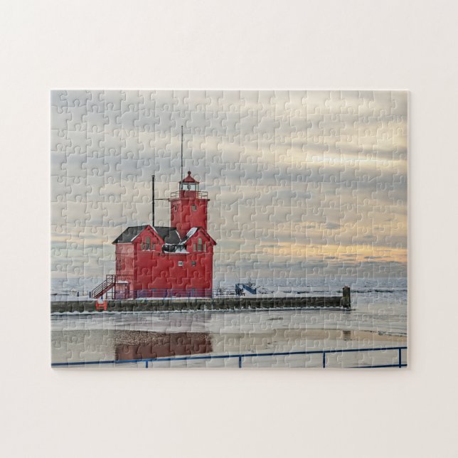 Big Red Lighthouse in Holland MI - 252 Stück (Horizontal)