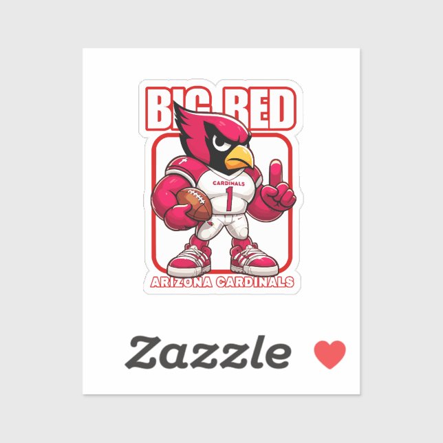Big Red No 1 Aufkleber (Blatt)