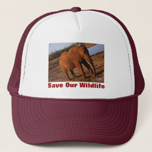 Big Red Rettete Our Wildlife Hat Truckerkappe