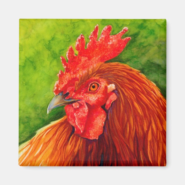 Big Red - Rooster Magneted R Magnet (Vorne)