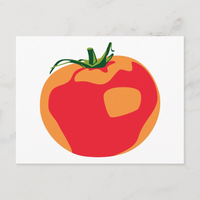 Big Red Tomato Postkarte (Vorderseite)