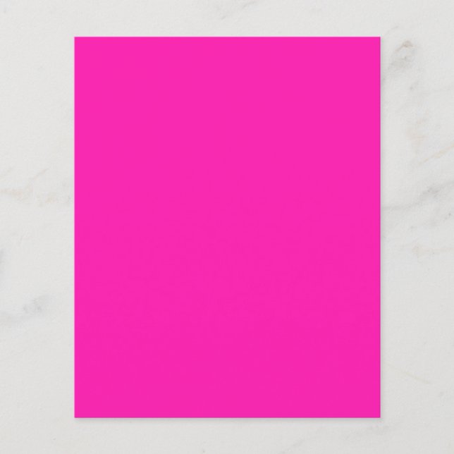 BIG REICHE, HELLE, TIEFE HITZPINK HINTERGRUNDZEICH FLYER (Vorne)