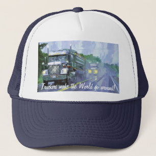 Big Rig Freightliner Cargo Truck Driver Hat Truckerkappe