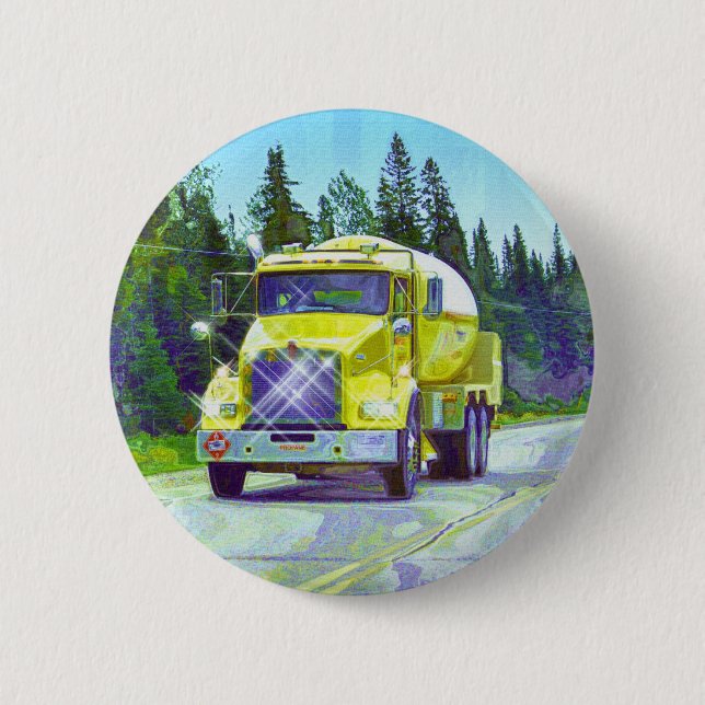 BIG RIG LKW & LKW für LKW-Liebhaber Button (Vorderseite)