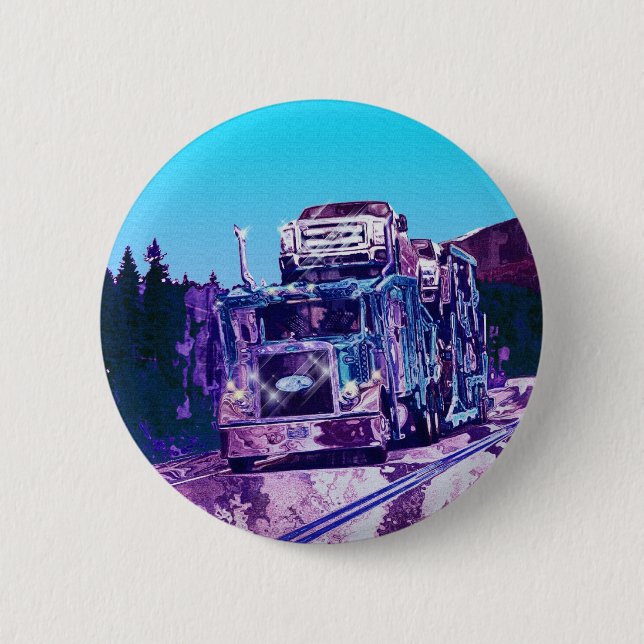 BIG RIG LKW & LKW für LKW-Liebhaber Button (Vorderseite)