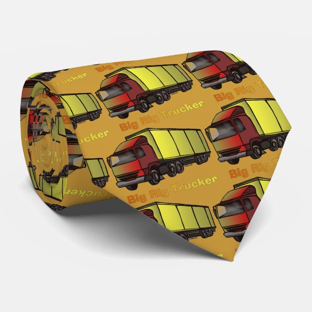 Big Rig Truck Krawatte (Gerollt)