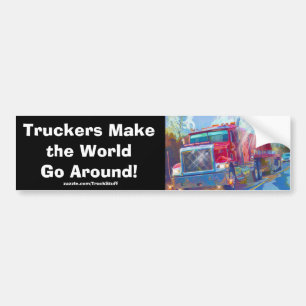 Big Rig Truckers Freightliner Autoaufkleber