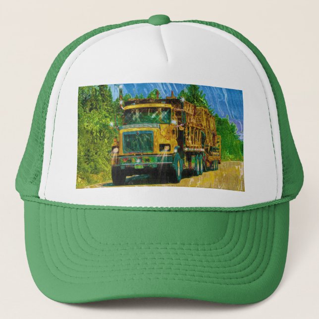 Big Rigs Heavy Transport Trucker's Hat Truckerkappe (Vorderseite)