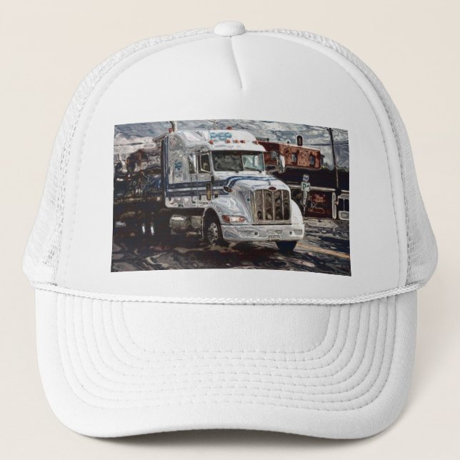 Big Rigs Heavy Transport Trucker's Hat Truckerkappe (Vorderseite)