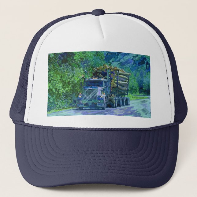 Big Rigs Logging Casquette du conducteur de camion (Devant)
