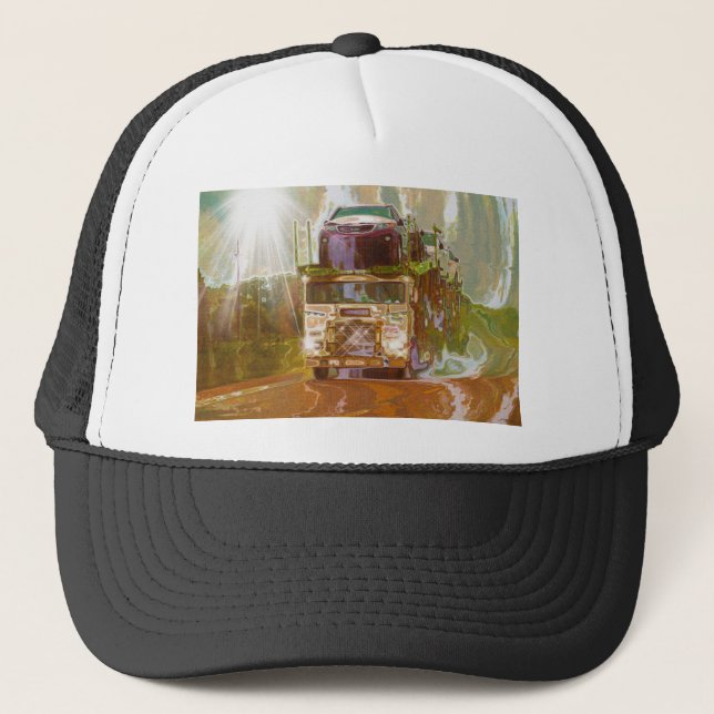 BIG RIGS TRUCK DRIVERS GEAR TRUCKER HATTE TRUCKERKAPPE (Vorderseite)