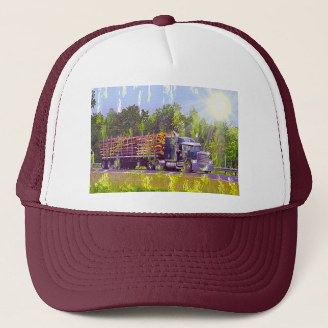 BIG RIGS TRUCK DRIVERS GEAR TRUCKER HATTE TRUCKERKAPPE (Vorderseite)