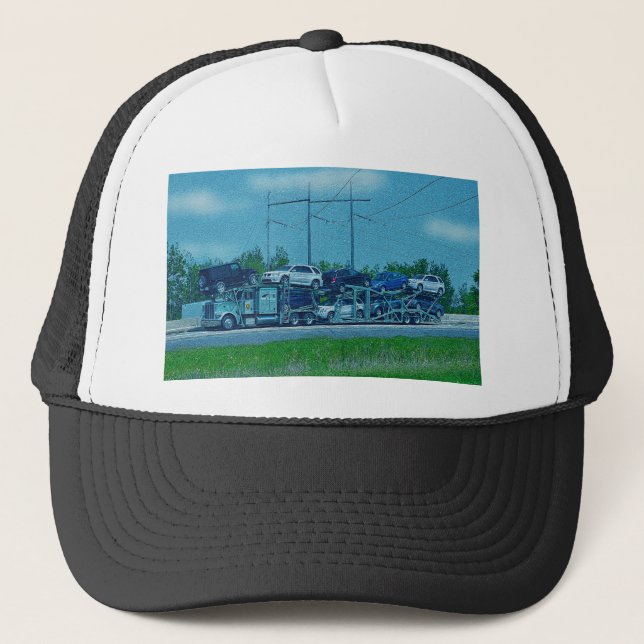 BIG RIGS TRUCK DRIVERS GEAR TRUCKER HATTE TRUCKERKAPPE (Vorderseite)