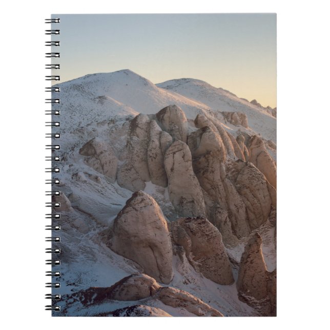 BIG-ROCK-FORMATIONEN MIT SCHNEE NOTIZBLOCK (Vorderseite)