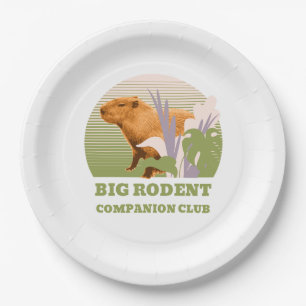 Big Rodent Companion Club Capybara Pappteller