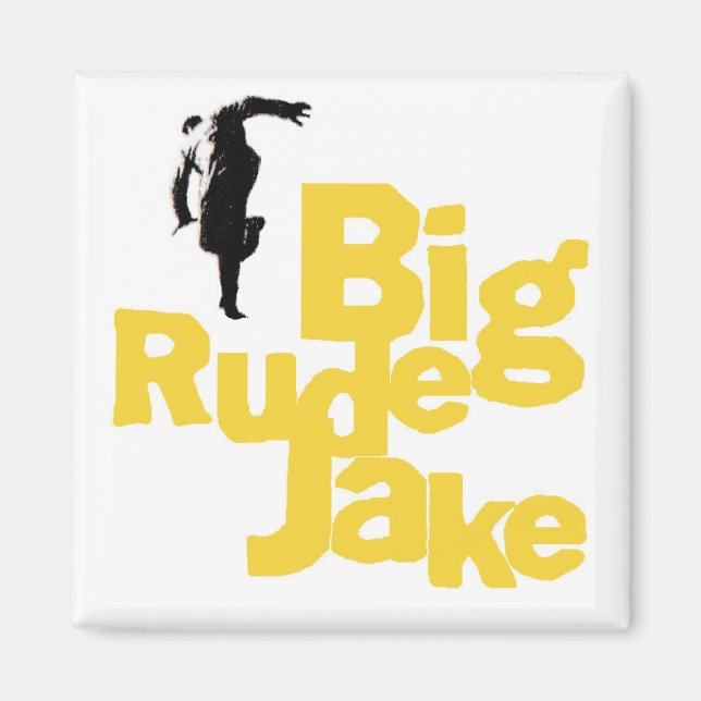 Big Rude Jake Logo-Magnet Magnet (Vorne)