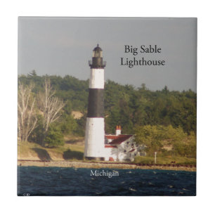 Big Sable Lighthouse aus Wasserfliesen Fliese