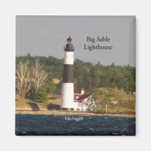 Big Sable Lighthouse aus Wassermagneten Magnet