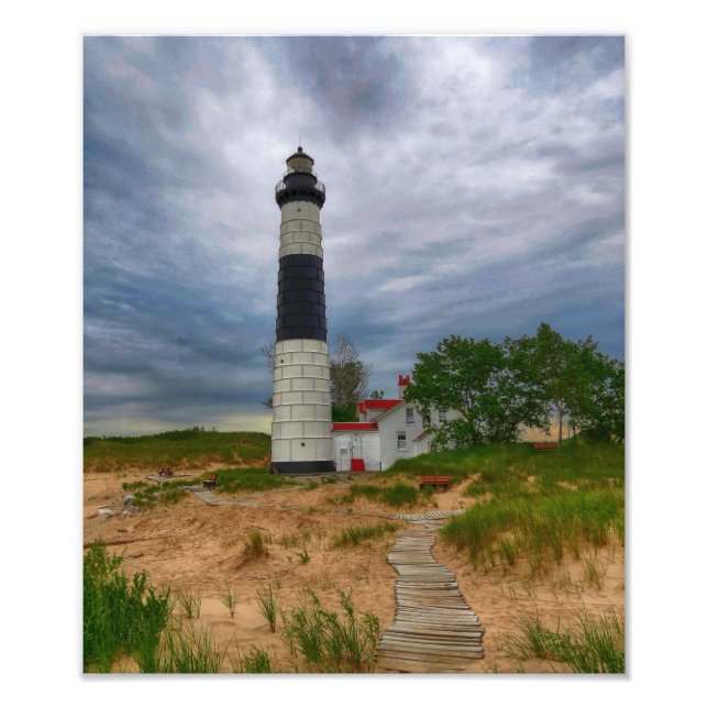 Big Sable Lighthouse Fotodruck (Vorne)