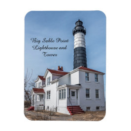 Big Sable Point Leuchtturm und Turm Magnet