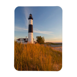 Big Sable Point Lighthouse am Lake Michigan 3 Magnet