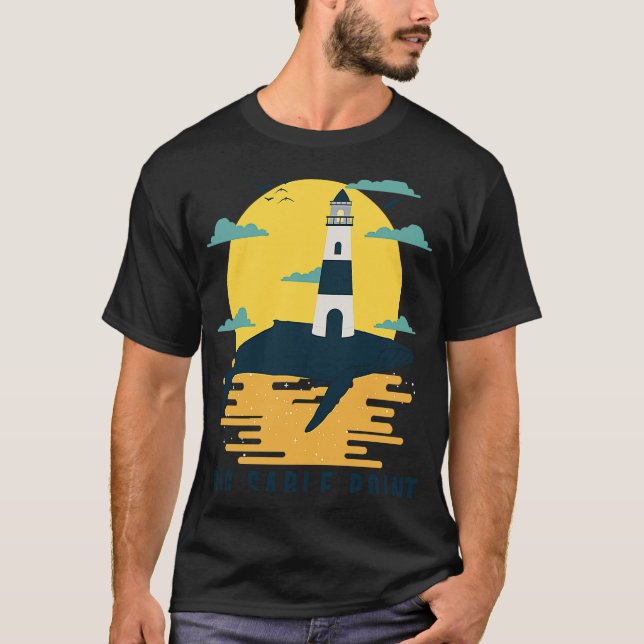 Big Sable Point Lighthouse Lago Maggiore T-Shirt (Vorderseite)