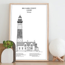 Big Sable Point Lighthouse - Michigan - BD