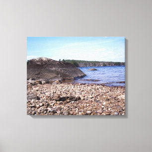 Big Sebago Lake 3, Maine Leinwanddruck